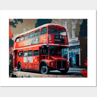 London Bus Posters and Art